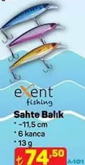 EXENT FİSHİNG SAHTE BALIK 11,5 CM fiyat ve kampanya bilgisi